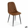 Chair Versa Serena Light brown 53 x 88 x 43,5 cm (4 Units) by Versa, Chairs - Ref: S3412488, Price: 139,50 €, Discount: %