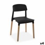 Chair Versa Black 45 x 76 x 42 cm (4 Units) by Versa, Chairs - Ref: S3412496, Price: 129,16 €, Discount: %