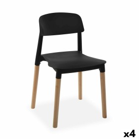 Silla Versa Negro 45 x 76 x 42 cm (4 Unidades) de Versa, Sillas - Ref: S3412496, Precio: 129,16 €, Descuento: %