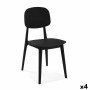 Silla Versa Negro 39,5 x 80 x 41,5 cm (4 Unidades) de Versa, Sillas - Ref: S3412499, Precio: 170,56 €, Descuento: %