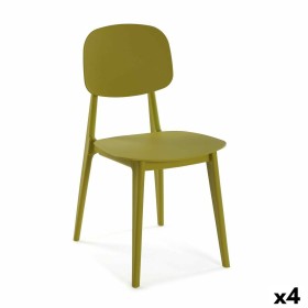 Chair Versa Mustard 39,5 x 80 x 41,5 cm (4 Units) by Versa, Chairs - Ref: S3412501, Price: 170,56 €, Discount: %