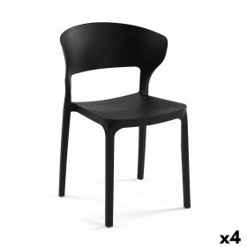 Chair Versa Black 39,5 x 79 x 41,5 cm (4 Units) by Versa, Chairs - Ref: S3412503, Price: 139,50 €, Discount: %