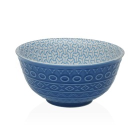 Bol pour Apéritifs Versa Bleu Céramique Porcelaine 16 x 7,7 x 16 cm de Versa, Bols et tasses - Réf : S3412628, Prix : 7,34 €,...