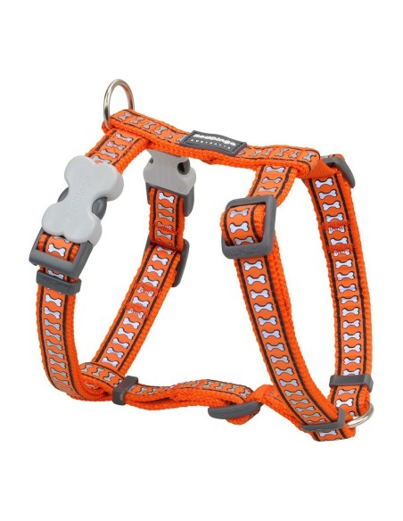 Arnés para Perro Red Dingo Hueso Reflectante 25-39 cm Naranja | Tienda24 Tienda24.eu