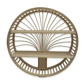 Shelves Versa Bamboo 13 x 50 x 50 cm Circular by Versa, Standing Shelf Units - Ref: S3412636, Price: 36,11 €, Discount: %