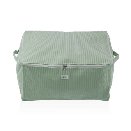 Caixa de Armazenamento Versa Corduroy 40 x 25 x 50 cm Verde de Versa, Organizadores de cosméticos - Ref: S3412726, Preço: 10,...