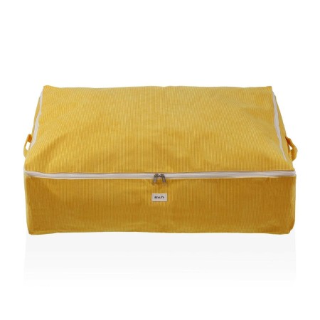 Boîte de rangement Versa Corduroy 50 x 20 x 70 cm Jaune de Versa, Rangements pour produits cosmétiques - Réf : S3412731, Prix...