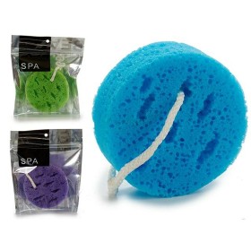 Body Sponge Soap Blue White 19,5 x 12 x 1,5 cm (12 Units) | Tienda24 - Global Online Shop Tienda24.eu