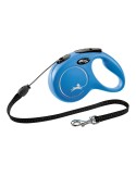 Correa para Perro Flexi NEW CLASSIC Azul Talla M 5 m | Tienda24 Tienda24.eu