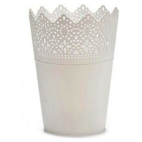 Pot 8430852224194 Blanc Plastique 15 x 18 x 15 cm de Ibergarden, Cache-pots - Réf : S3600708, Prix : 0,68 €, Remise : %