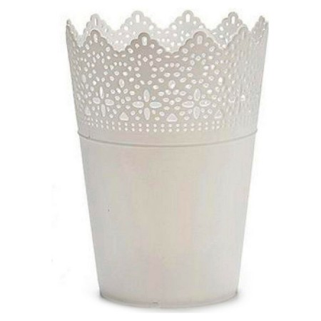 Vaso 8430852224194 Bianco Plastica 15 x 18 x 15 cm di Ibergarden, Cachepot - Rif: S3600708, Prezzo: 0,68 €, Sconto: %