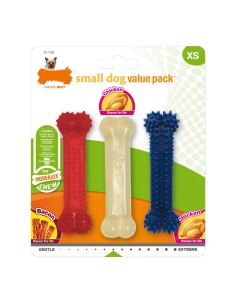 Beißring für Hunde Nylabone Dinosaurier Huhn Vegan | Tienda24 Tienda24.eu