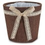 Pot Gris Naturel Chocolat 18 x 17 x 18 cm | Tienda24 - Global Online Shop Tienda24.eu