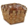 Maceta Caña Marrón 18 x 9,5 x 18 cm de Ibergarden, Macetas para flores - Ref: S3601713, Precio: 1,08 €, Descuento: %