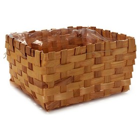 Maceta Caña Marrón 21 x 12,5 x 27 cm de Ibergarden, Macetas para flores - Ref: S3601718, Precio: 1,82 €, Descuento: %