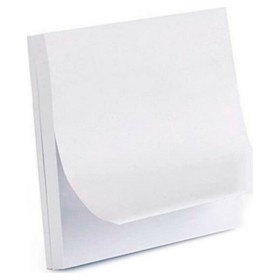 Note Adesive Bianco (1 x 8,5 x 12,5 cm) di Pincello, Blocchetti memo adesivi - Rif: S3602517, Prezzo: 0,29 €, Sconto: %