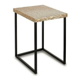 Table d'appoint Blanc Beige Doré Métal Nacre noire 47 x 62 x 47 cm de Gift Decor, Tables - Réf : S3603660, Prix : 49,83 €, Re...