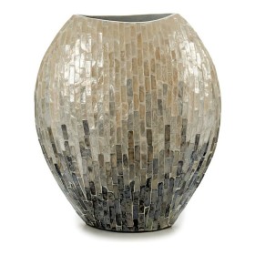 Vase Home ESPRIT zweifarbig aus Keramik 19 x 11 x 25 cm (2 Stück) | Tienda24 - Global Online Shop Tienda24.eu