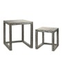 Side table Grey Mother of pearl Particleboard (2 Pieces) by Gift Decor, Side Tables - Ref: S3603676, Price: 87,25 €, Discount: %