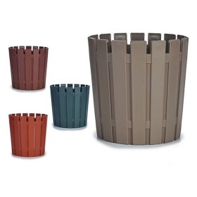 Vaso Alexandra House Living Marrone Ferro Rattan Plastica 28 x 40 x 28 cm | Tienda24 - Global Online Shop Tienda24.eu