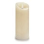 Candela LED Crema Plastica Cera 10 x 21,5 x 10 cm | Tienda24 - Global Online Shop Tienda24.eu