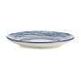 Plato Llano Rayas Porcelana Azul Blanco 24 x 2,8 x 24 cm de Vessia, Platos y fuentes - Ref: S3605162, Precio: 2,42 €, Descuen...