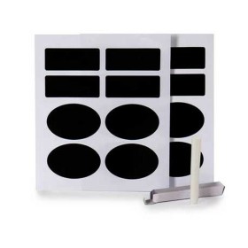 Stickers 16 Pieces Set Black Board by Vivalto, Adhesive labels and stickers - Ref: S3605607, Price: 0,56 €, Discount: %