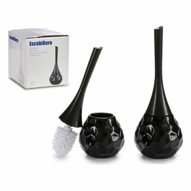 Toilet Brush Art Nouveau White Bronze Steel Plastic 9,5 x 37,5 x 9,5 cm (12 Units) | Tienda24 - Global Online Shop Tienda24.eu