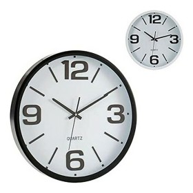 Orologio Bianco Nero Cristallo Plastica 40 x 5 x 40 cm di Gift Decor, Orologi da parete - Rif: S3605878, Prezzo: 15,48 €, Sco...