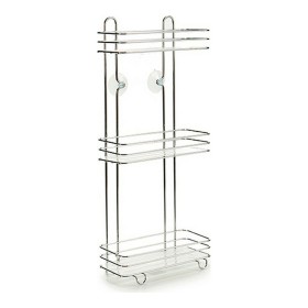 Bathroom Shelves Silver Metal Transparent Plastic (14 x 60 x 27 cm) by Berilo, Bathroom Shelves - Ref: S3606063, Price: 17,18...