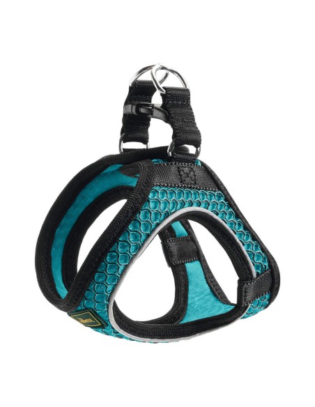 Dog Harness Hunter Hilo Comfort 55-60 cm Size M Turquoise | Tienda24 Tienda24.eu