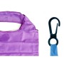 Borsa Pieghevole Viola Azzurro 2 x 12,5 x 7 cm Rosa scuro (42 x 40 cm) di Kinvara, Borse e cestini per la spesa - Rif: S36067...