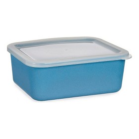 Storage Box with Lid Dark blue 14,5 x 7 x 19,5 cm by BigBuy Home, Storage boxes and chests - Ref: S3606937, Price: 3,06 €, Di...