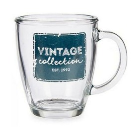 Taza Mug Vintage Transparente Vidrio 320 ml de Vivalto, Tazas - Ref: S3607719, Precio: 1,28 €, Descuento: %