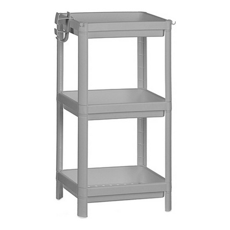 Scaffale da Bagno Grigio polipropilene (35,5 x 23 x 70,5 cm) di Berilo, Mensole bagno - Rif: S3608046, Prezzo: 12,03 €, Scont...