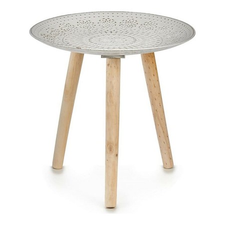 Mesa auxiliar Mandala 40 x 39 x 40 cm Madera Marrón Blanco de Gift Decor, Mesas auxiliares - Ref: S3608309, Precio: 14,81 €, ...