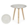 Side table Mandala 40 x 39 x 40 cm Wood Brown White by Gift Decor, Side Tables - Ref: S3608309, Price: 14,81 €, Discount: %