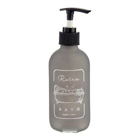 Dispensador de Sabão Preto Cinzento 250 ml Vidro Polipropileno de Berilo, Suportes e dispensadores - Ref: S3608353, Preço: 1,...