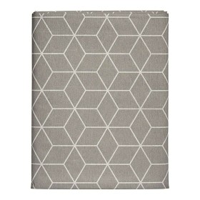 Mantel Abstracto Gris Loneta Blanco (140 x 180 cm) de Kinvara, Manteles - Ref: S3608645, Precio: 7,10 €, Descuento: %