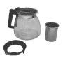 Bule Preto Transparente Prateado Vidro Plástico 900 ml de Vivalto, Serviço de chá e café - Ref: S3608815, Preço: 5,59 €, Desc...