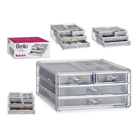 Jewelry box Transparent Methacrylate (15 x 12 x 24,5 cm) by Berilo, Wardrobe Jewellery Organisers - Ref: S3608919, Price: 13,...