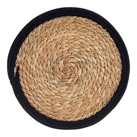 Table Mat Black Brown Natural 30 x 1 x 30 cm (Ø 30 cm) by Gift Decor, Place Mats - Ref: S3608994, Price: 2,18 €, Discount: %