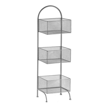 Estantes Prateado Metal 20 x 99 x 32,5 cm de Gift Decor, Unidades de estantes - Ref: S3609051, Preço: 31,80 €, Desconto: %