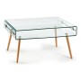 Table Basse verre Bois MDF 55 x 52 x 110 cm de Gift Decor, Tables - Réf : S3609106, Prix : 88,09 €, Remise : %