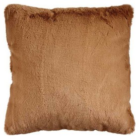 Cushion With hair Brown Synthetic Leather (40 x 2 x 40 cm) by Gift Decor, Cushions - Ref: S3609176, Price: 6,39 €, Discount: %