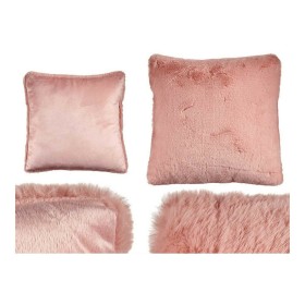 Coussin Avec cheveux Rose Cuir synthétoqie (40 x 2 x 40 cm) de Gift Decor, Coussins - Réf : S3609177, Prix : 5,95 €, Remise : %