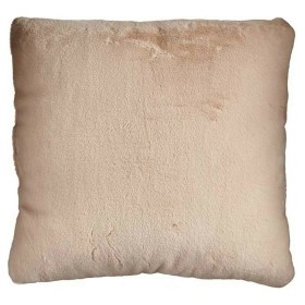 Cushion Cream With hair Synthetic Leather (60 x 2 x 60 cm) by Gift Decor, Cushions - Ref: S3609180, Price: 19,36 €, Discount: %