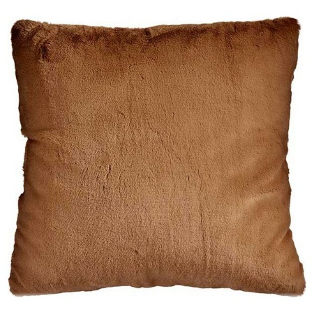 Coussin Avec cheveux Marron Cuir synthétoqie (60 x 2 x 60 cm) | Tienda24 - Global Online Shop Tienda24.eu