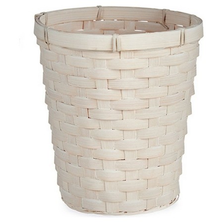 Vaso 20 x 19 x 20 cm Bianco PVC Bambù di Gift Decor, Cachepot - Rif: S3609258, Prezzo: 2,00 €, Sconto: %