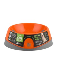 Comedouro para Cão Lickimat Wobble Laranja Orange Borracha | Tienda24 Tienda24.eu